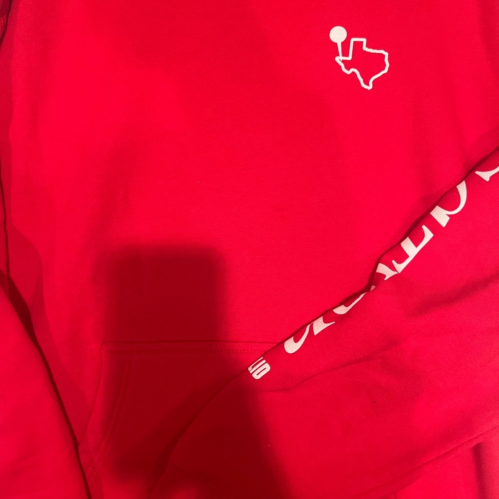 Red Hoodie - Khalid “Location” Texas Hoodie (M)